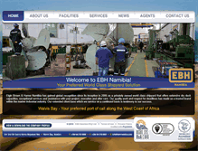 Tablet Screenshot of ebhnamibia.com